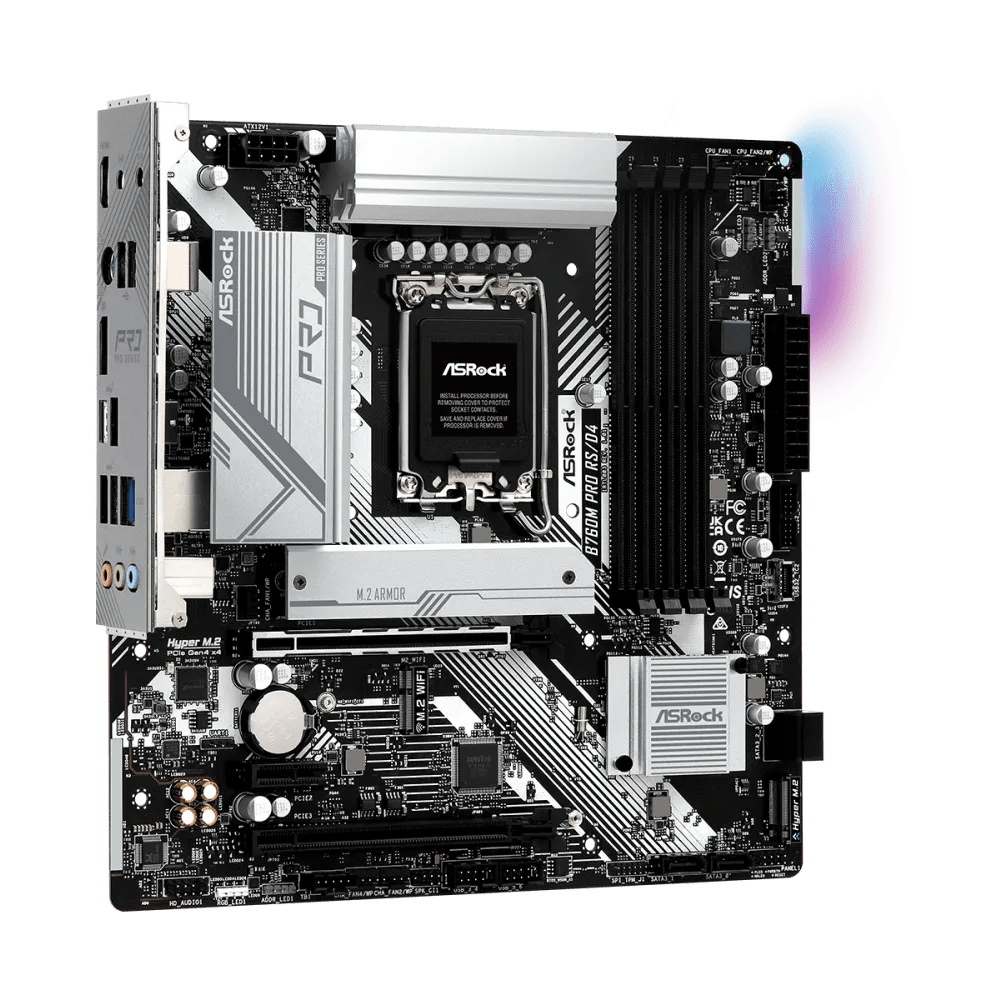 ASRock B760M Pro RS/D4 Intel 700 Series Intel Motherboard - Vektra Computers LLC ASRock B760M Pro RS/D4 Intel 700 Series Intel Motherboard - Vektra Computers LLC